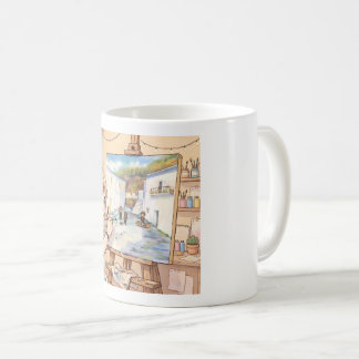Café Taza de Artista Kawaii