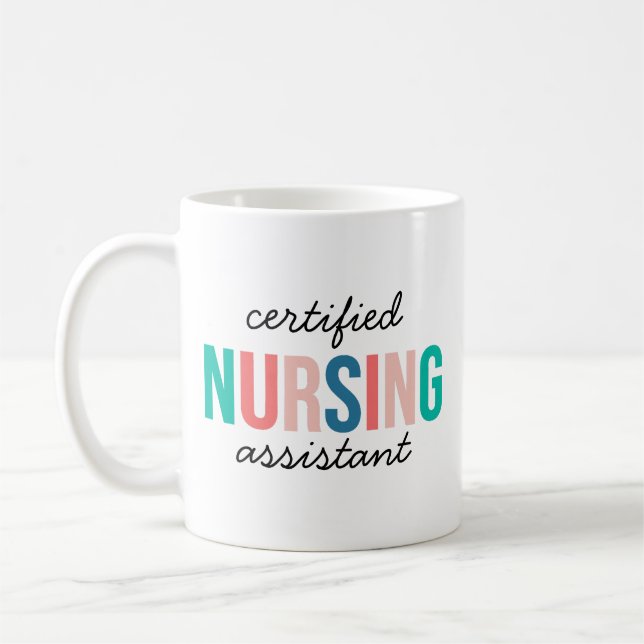 Café Taza de asistente de enfermería certificado, regal (Izquierda)