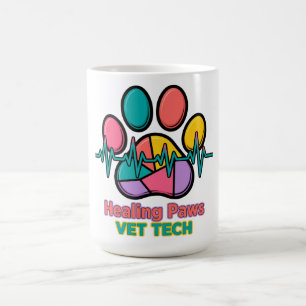 Café Taza de Asistente Veterinario de Patas Curativas