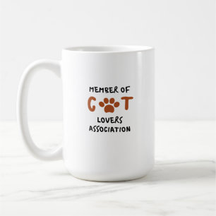 Café Taza de asociación de amantes de gatos