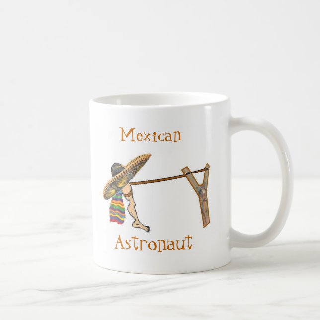 Café Taza de Astrnaut del mexicano (Derecha)