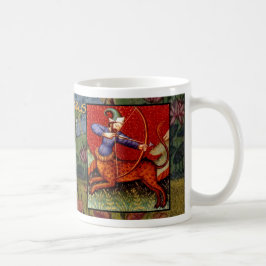 Café Taza de Astrología del Rótulo Zodiaco Antiguo Sagi