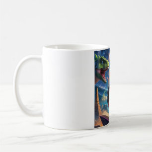 Café Taza de Aventura Espacial de Dinosaurios - Libro d