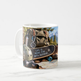 Café Taza de aventura Sobrinos hacen la vida más divert