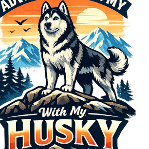 Café Taza de aventuras con mi amante Husky
