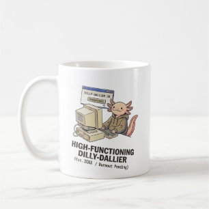 Café Taza de Axolotl Dilly Dallier - pez caminante mexi