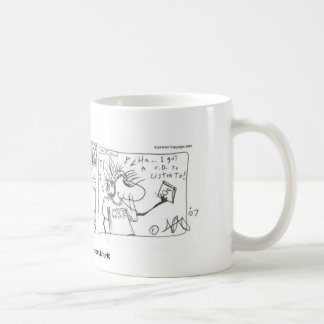 Café Taza de B. Mousby Listening del gatito