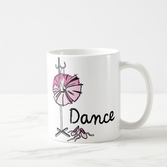 Café Taza de bailarina de 2 lados (Derecha)