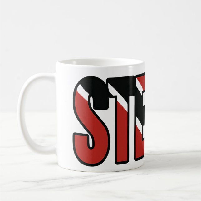 Café Taza de bandera de Trinidad STEUPS (Izquierda)