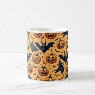 Café taza de barro de Halloween