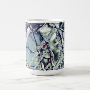 Café Taza de bayas congeladas