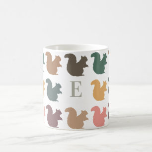 Café Taza de bebida personalizada con ardilla, regalo r