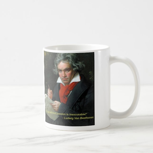 Café Taza de Beethoven "a jugar sin la pasión " (Derecha)