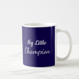 Café Taza de béisbol de mi pequeño campeón