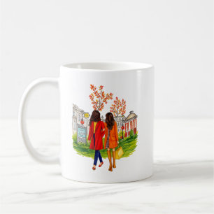 Café Taza de BFF de otoño donde tú lideres yo seguiré