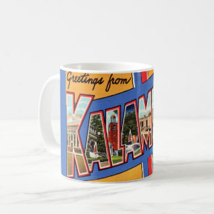 Café Taza de bienvenida retro Kalamazoo Michigan