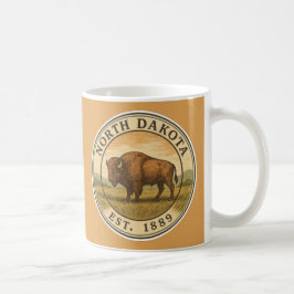 Café Taza de Bisonte de Dakota del Norte