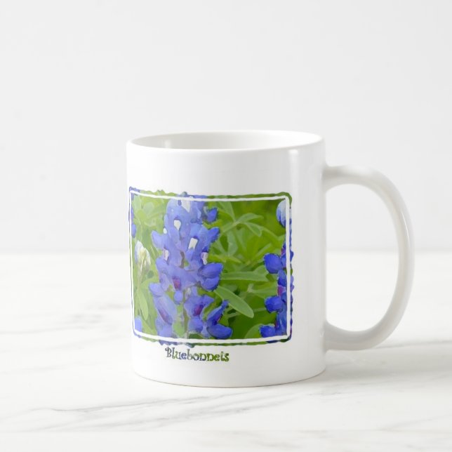 Café Taza de Bluebonnets de Texas (Derecha)