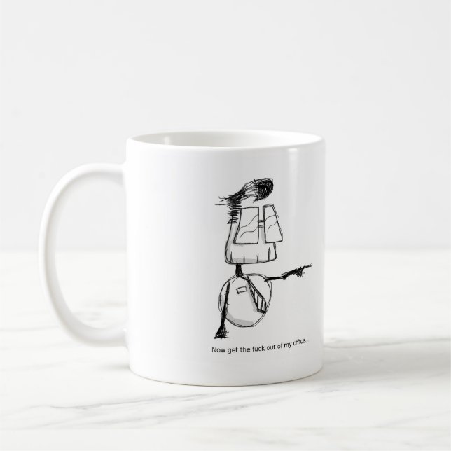 Café Taza de Bob "GTFO" (derecha) (Izquierda)