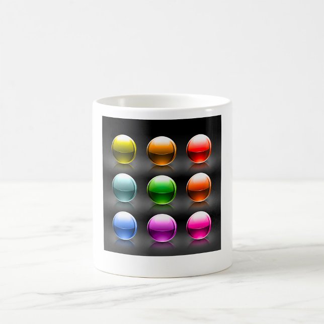 Café Taza de Bolas de Vidrio Coloridas (Subido por el creador)