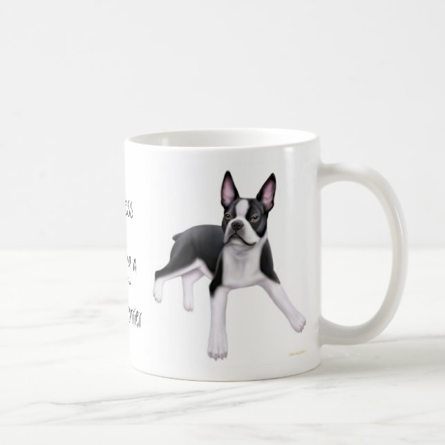 Café Taza de Boston Terrier (Derecha)