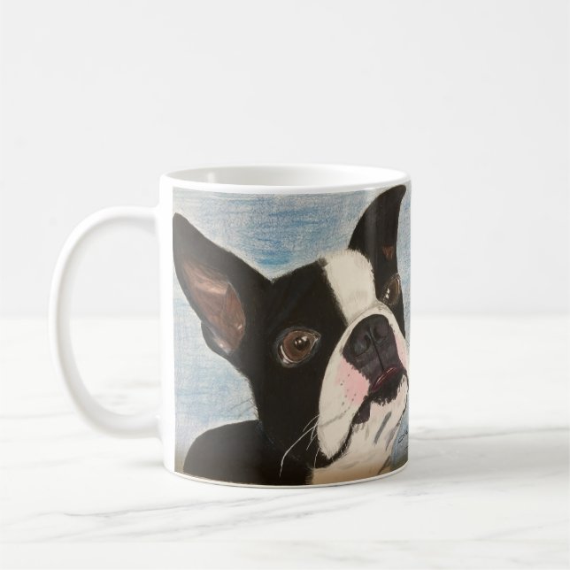 Café Taza de Boston Terrier (Izquierda)
