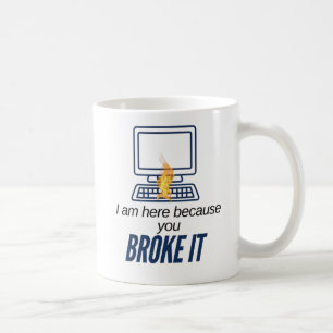 Café Taza de broma de tecnología informática