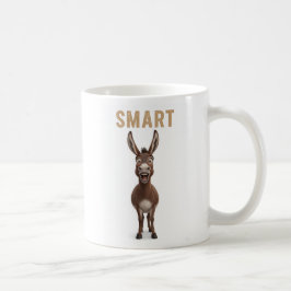 Café Taza de burro inteligente divertido