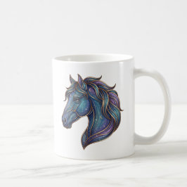 Café Taza de Caballo Celestial Línea de Lujo Arte