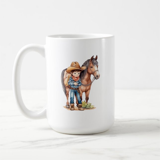 Café Taza de caballo para niños (Izquierda)