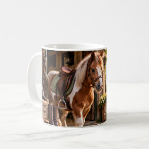 Café Taza de caballo solo un paseo más