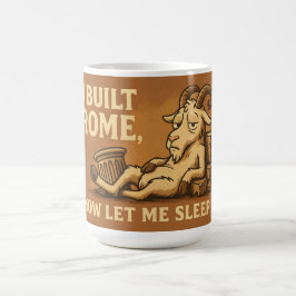 Café Taza de cabra construí Roma
