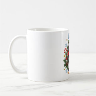 Café Taza de cacao caliente de pingüino navideño adorab