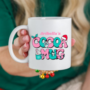 Café Taza de cacao caliente personalizada para niños