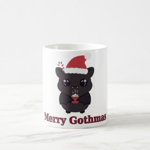Café Taza de cacao de murciélago lindo de Gothmas alegr