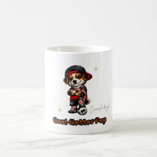 Café Taza de cachorro de fútbol (Centro)