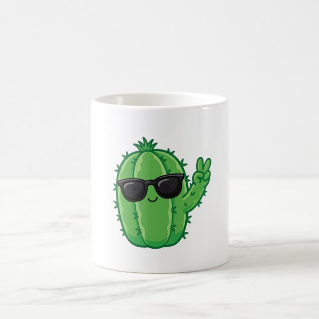 Café Taza de cactus feliz (Centro)