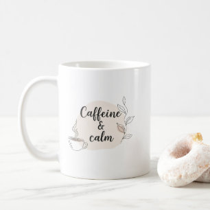 Café Taza de cafeína y calma – Diseño de cita minimalis