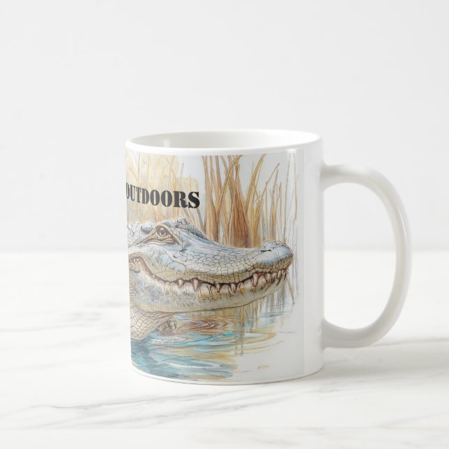 Café Taza de caimán (Derecha)