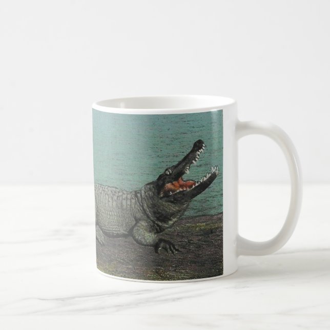 Café Taza de caimán mascota (Derecha)
