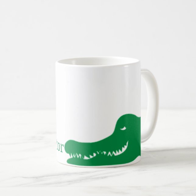 Café Taza de caimán verde (Anverso derecho)