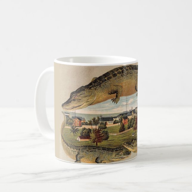 Café Taza de caimanes Vintage Key West (Anverso izquierdo)
