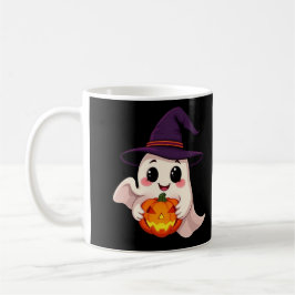 Café Taza de calabaza fantasma de Halloween