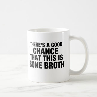 Café Taza de caldo del hueso