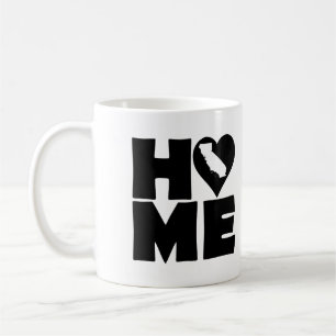 Café Taza de California Hogar Corazón Estado o Taza de 