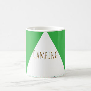 Café Taza de camping verde