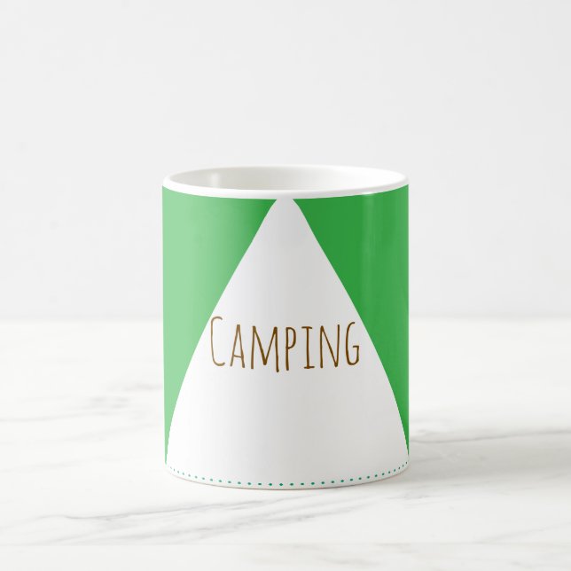 Café Taza de camping verde (Centro)