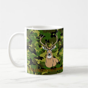Café Taza de camuflaje personalizada de cola blanca