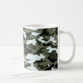 Café Taza de camuflaje verde militar