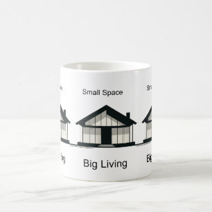 Café Taza de Casa Pequeña Moderna con Gran Estilo de Vi